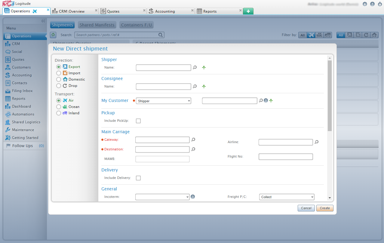 screenshot of Logitude World
